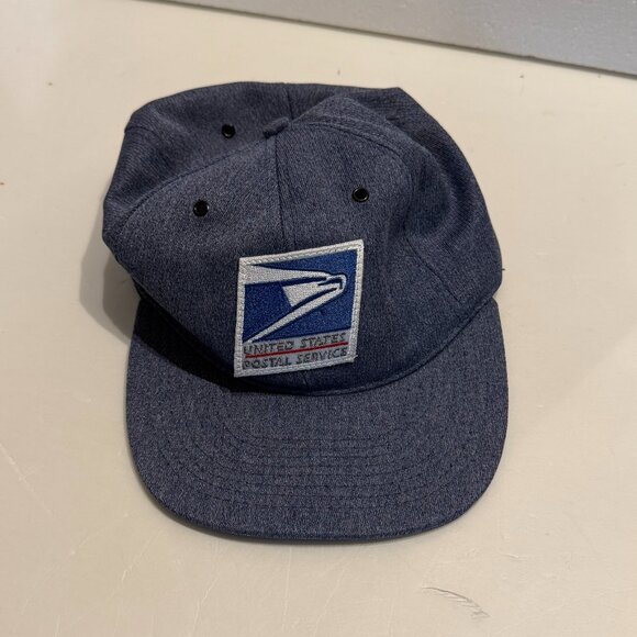 USPS Vintage Hat Snapback Cap Made In USA Adjustable Trucker Hat Postal Service - Picture 1 of 7